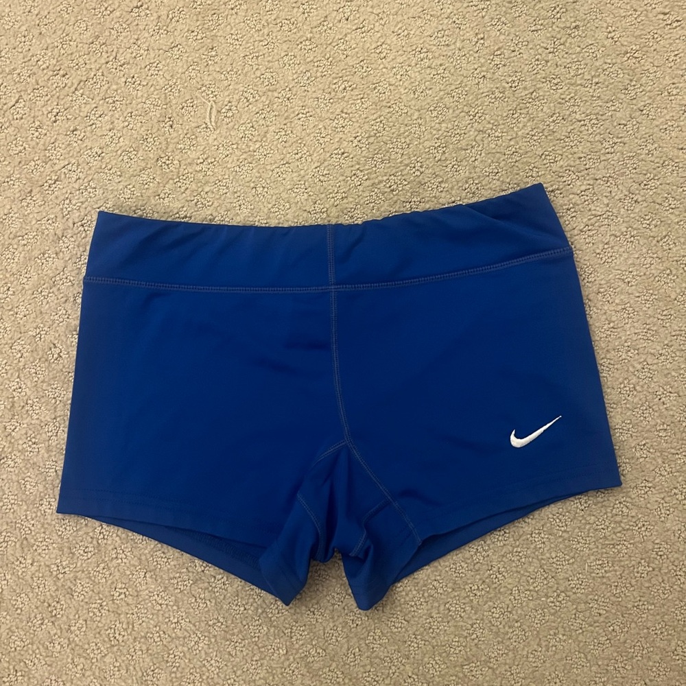 Nike royal blue spandex shorts